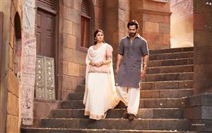 Alia Bhatt & Varun Dhawan in a still from Kalank